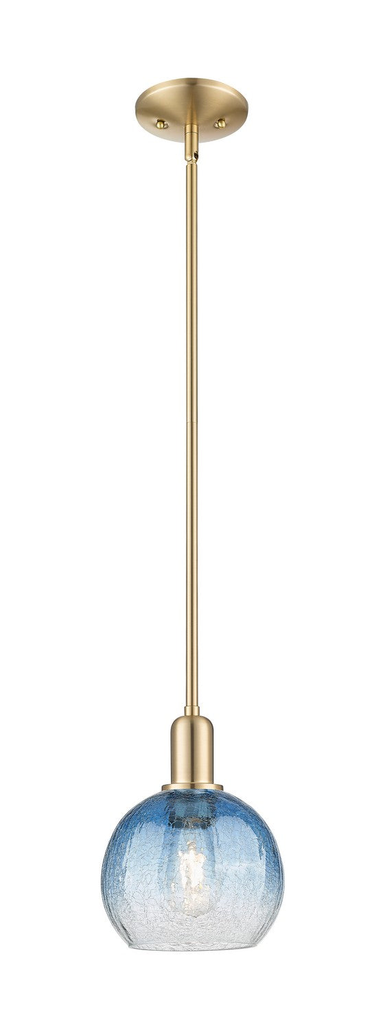 Innovations 716-1S-CB-G483-8SB One Light Pendant, Champagne Bronze