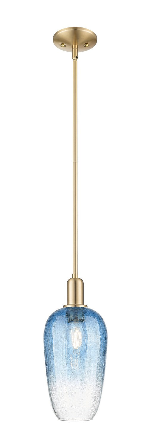 Innovations 716-1S-CB-G484-7SB One Light Pendant, Champagne Bronze