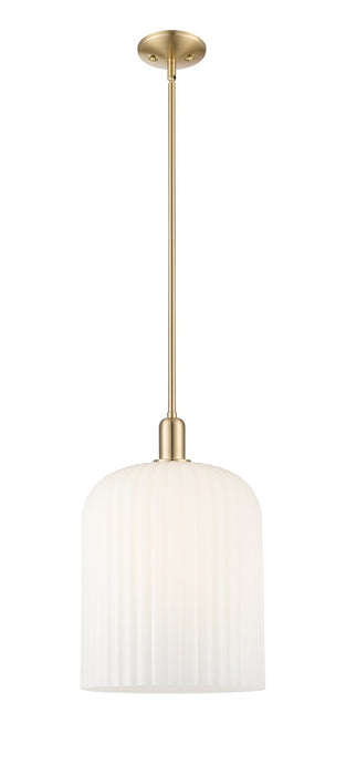 Innovations 716-1S-CB-G559-12GWH One Light Pendant, Champagne Bronze