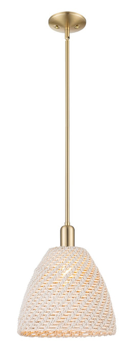 Innovations 716-1S-CB-NBD-12-NAT One Light Pendant, Brushed Champagne Bronze