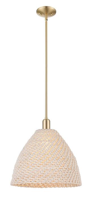 Innovations 716-1S-CB-NBD-16-NAT One Light Pendant, Brushed Champagne Bronze