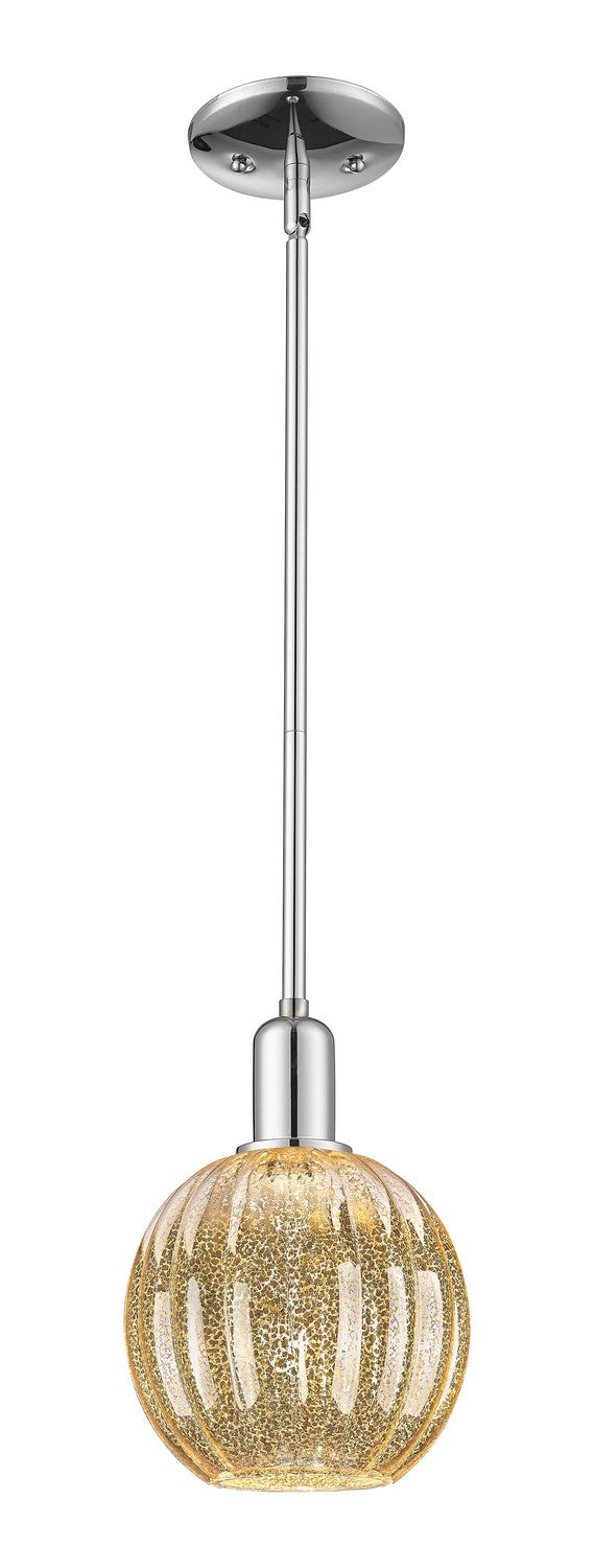 Innovations 716-1S-PC-G458-7ME One Light Pendant, Polished Chrome