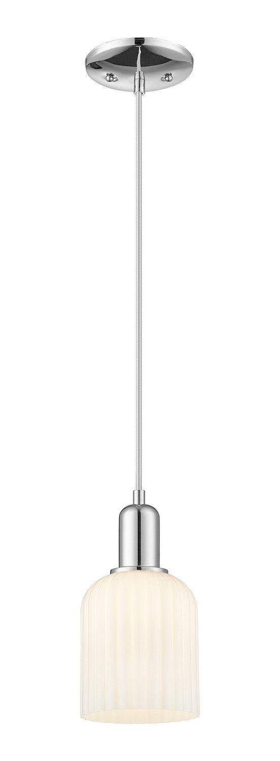 Innovations 716-1S-PC-G559-5GWH One Light Pendant, Polished Chrome