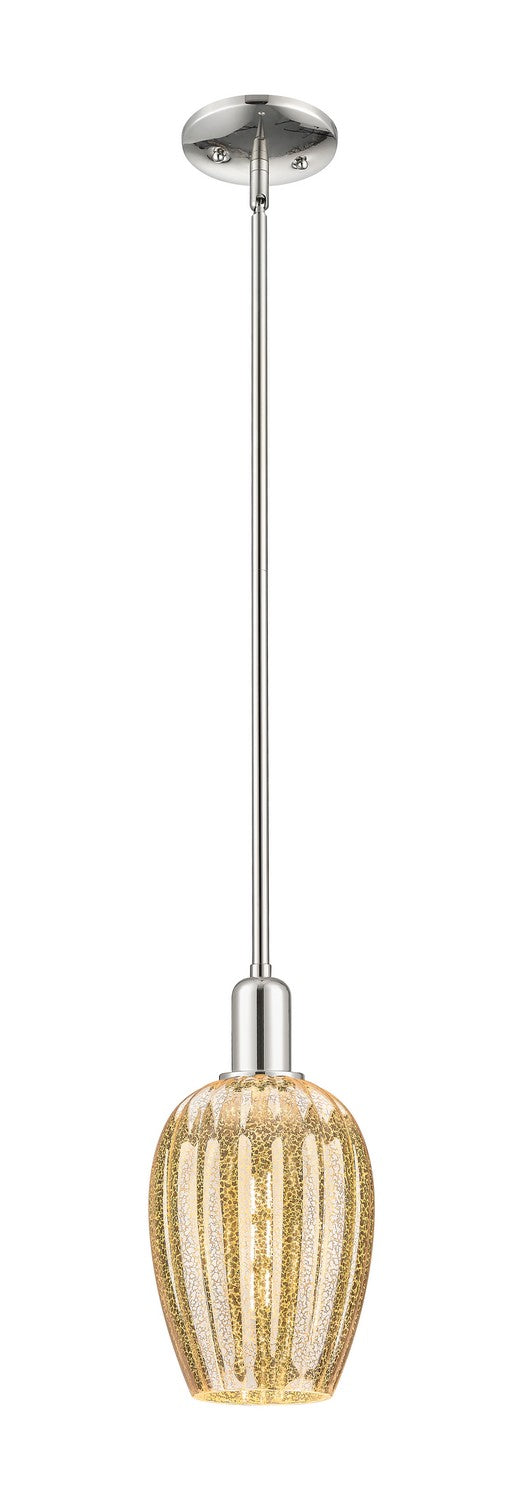 Innovations 716-1S-PN-G457-6ME One Light Pendant, Polished Nickel