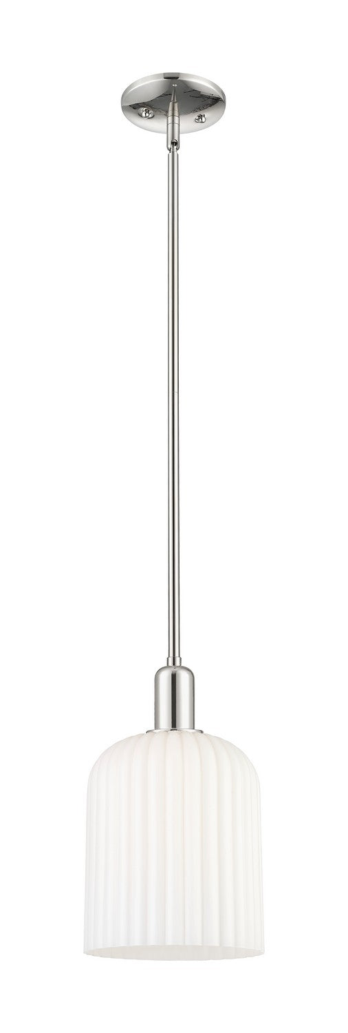 Innovations 716-1S-PN-G559-8GWH One Light Pendant, Polished Nickel