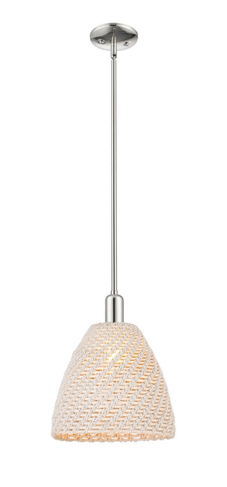 Innovations 716-1S-PN-NBD-12-NAT One Light Pendant, Polished Nickel