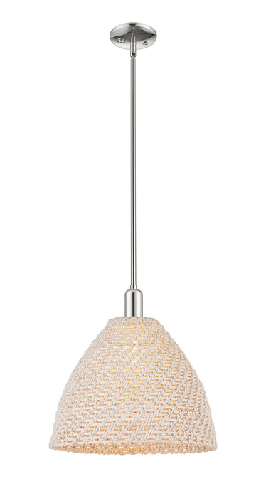 Innovations 716-1S-PN-NBD-16-NAT One Light Pendant, Polished Nickel