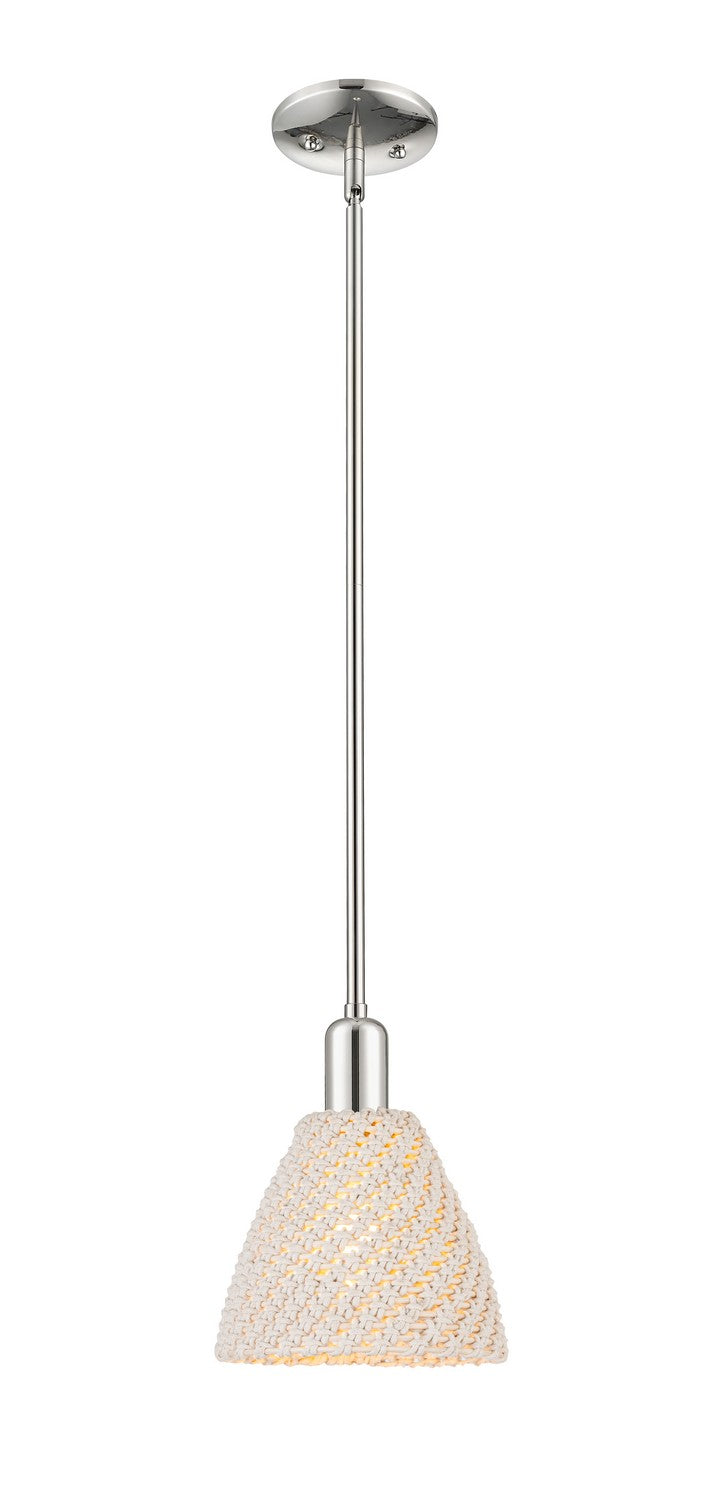 Innovations 716-1S-PN-NBD-75-NAT One Light Pendant, Polished Nickel
