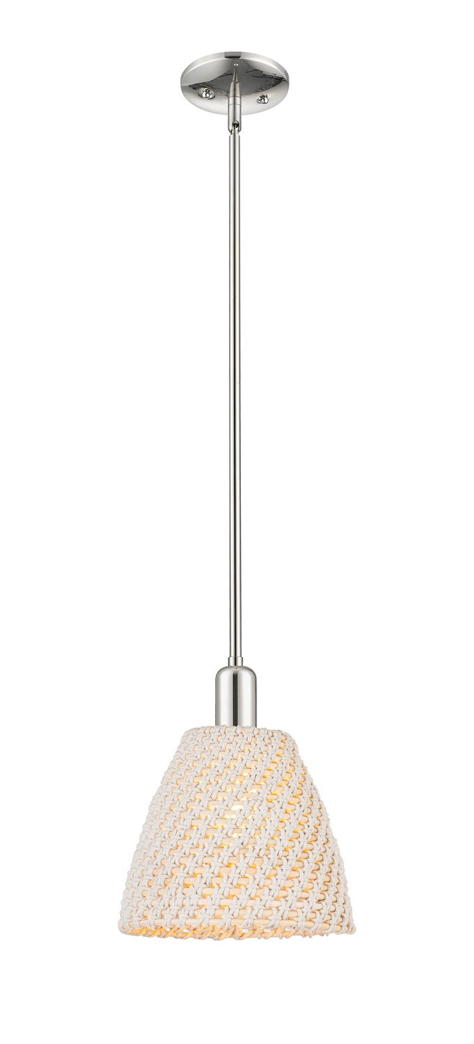 Innovations 716-1S-PN-NBD-9-NAT One Light Pendant, Polished Nickel