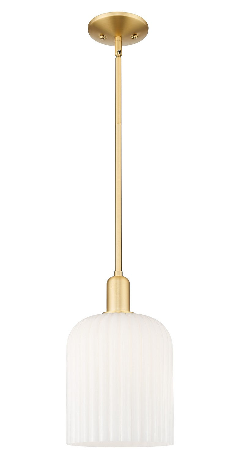 Innovations 716-1S-SG-G559-8GWH One Light Pendant, Satin Gold