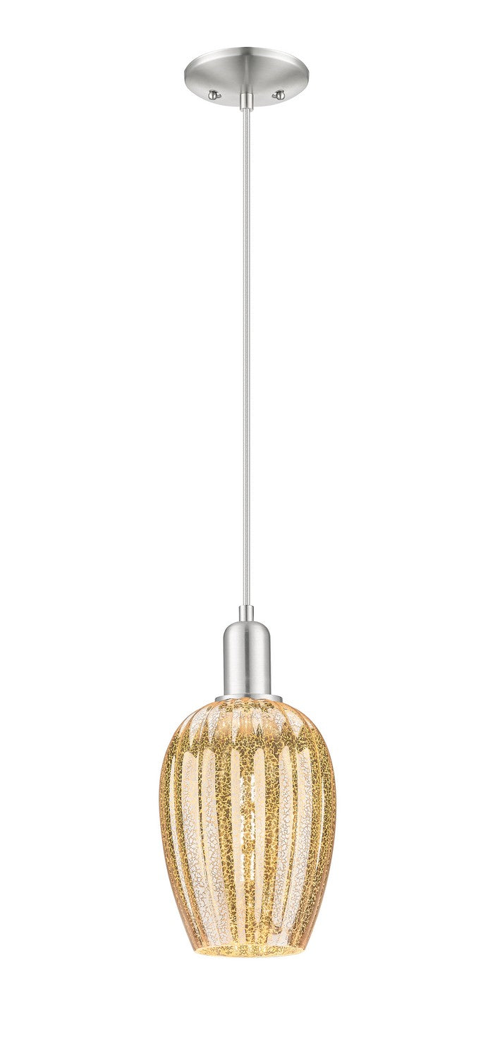 Innovations 716-1S-SN-G457-6ME One Light Pendant, Brushed Satin Nickel