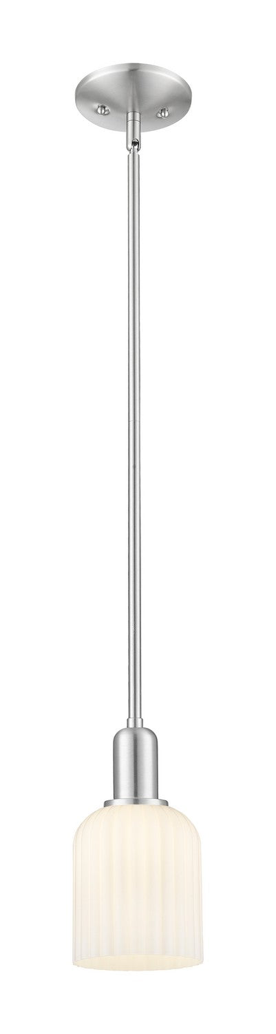 Innovations 716-1S-SN-G559-5GWH One Light Pendant, Brushed Satin Nickel