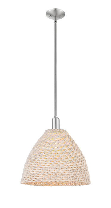 Innovations 716-1S-SN-NBD-16-NAT One Light Pendant, Brushed Satin Nickel