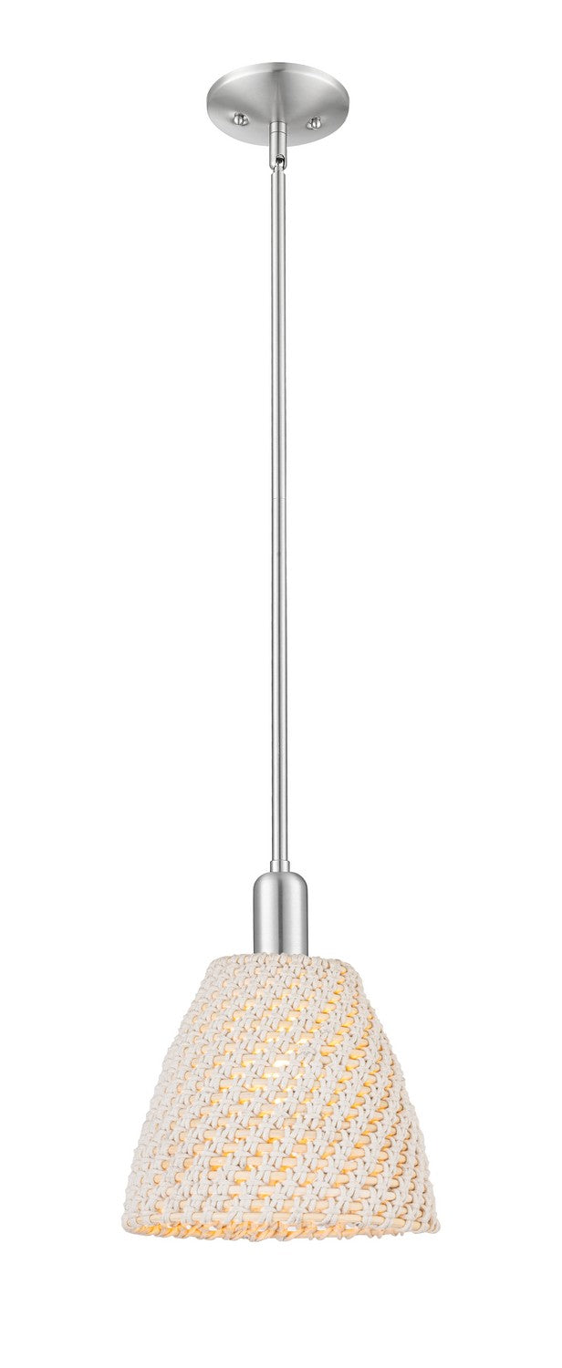 Innovations 716-1S-SN-NBD-9-NAT One Light Pendant, Brushed Satin Nickel