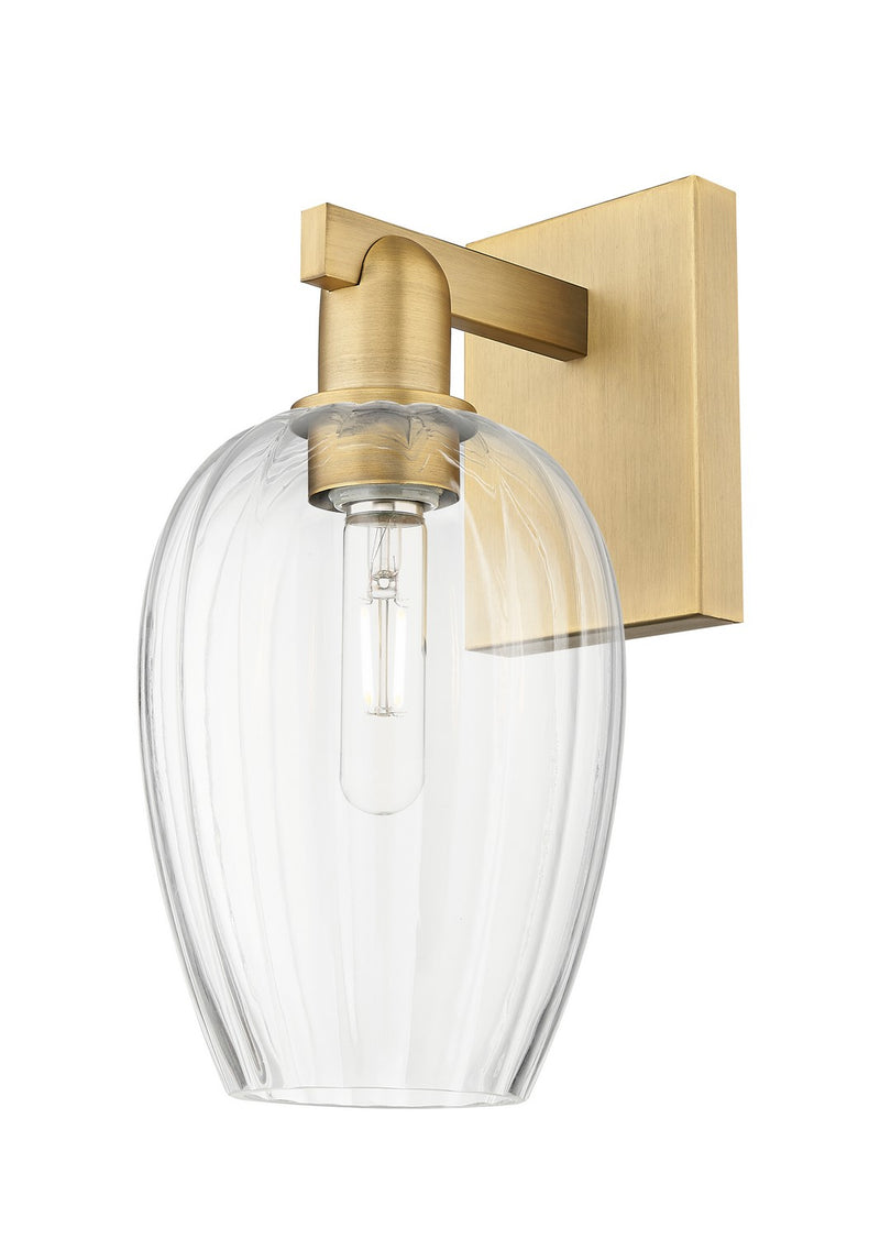 Innovations 716-1W-BB-G457-6CL One Light Wall Sconce, Brushed Brass