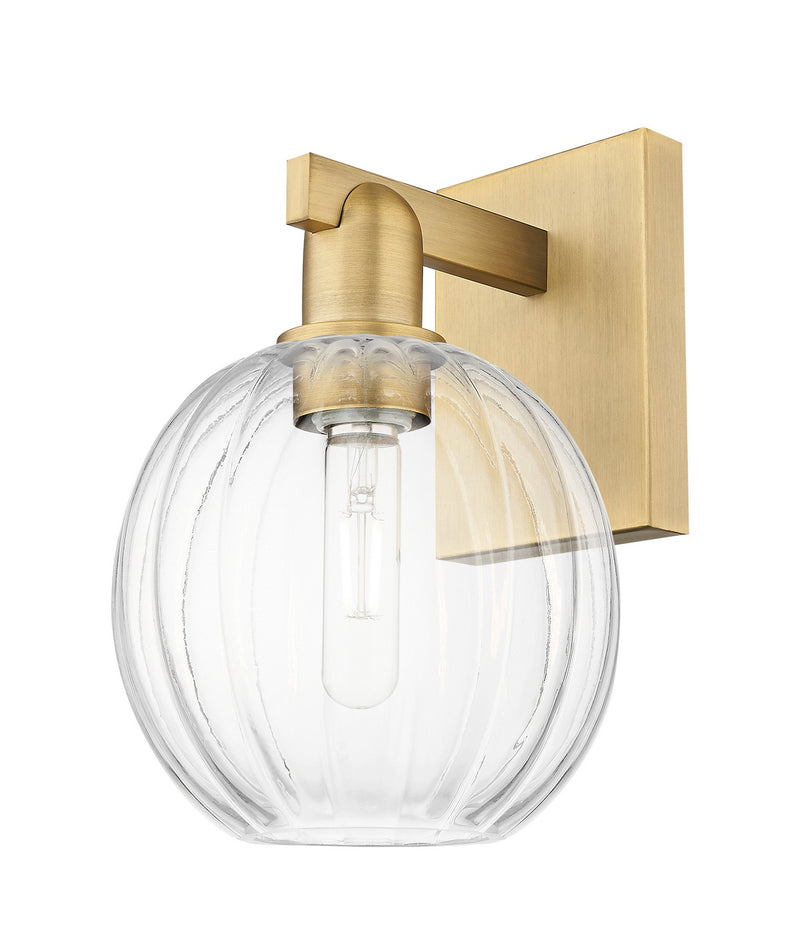 Innovations 716-1W-BB-G458-7CL One Light Wall Sconce, Brushed Brass