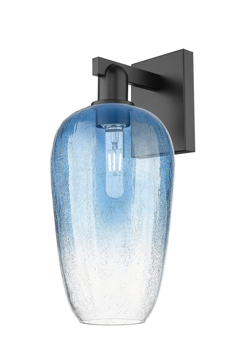 Innovations 716-1W-BK-G484-7SB One Light Wall Sconce, Matte Black