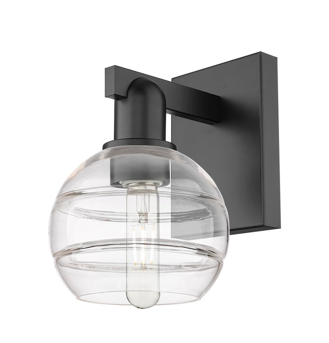 Innovations 716-1W-BK-G556-6CL One Light Wall Sconce, Matte Black