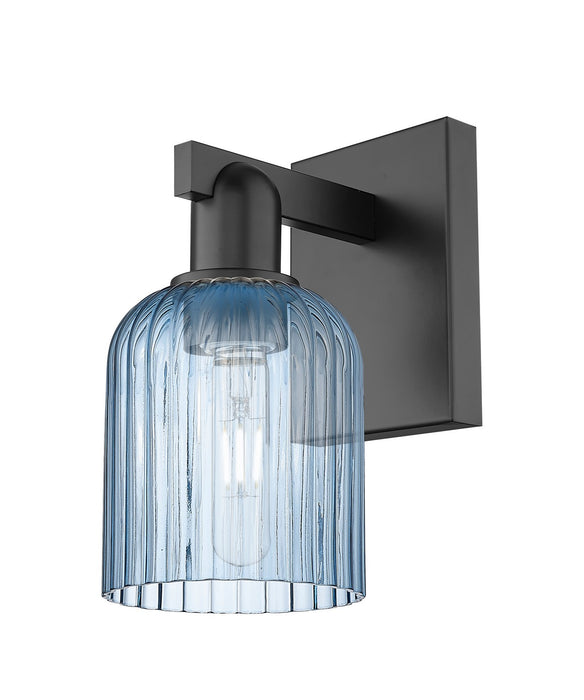 Innovations 716-1W-BK-G559-5BL One Light Wall Sconce, Matte Black