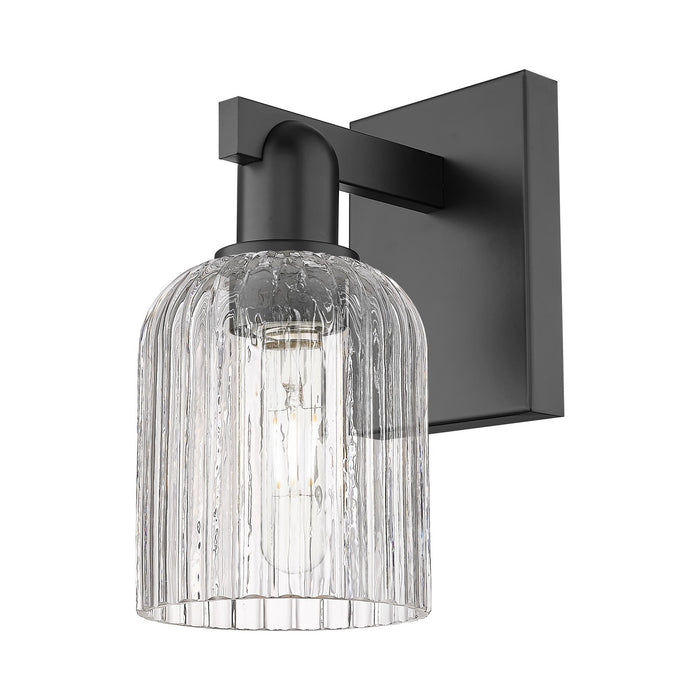 Innovations 716-1W-BK-G559-5CL One Light Wall Sconce, Matte Black
