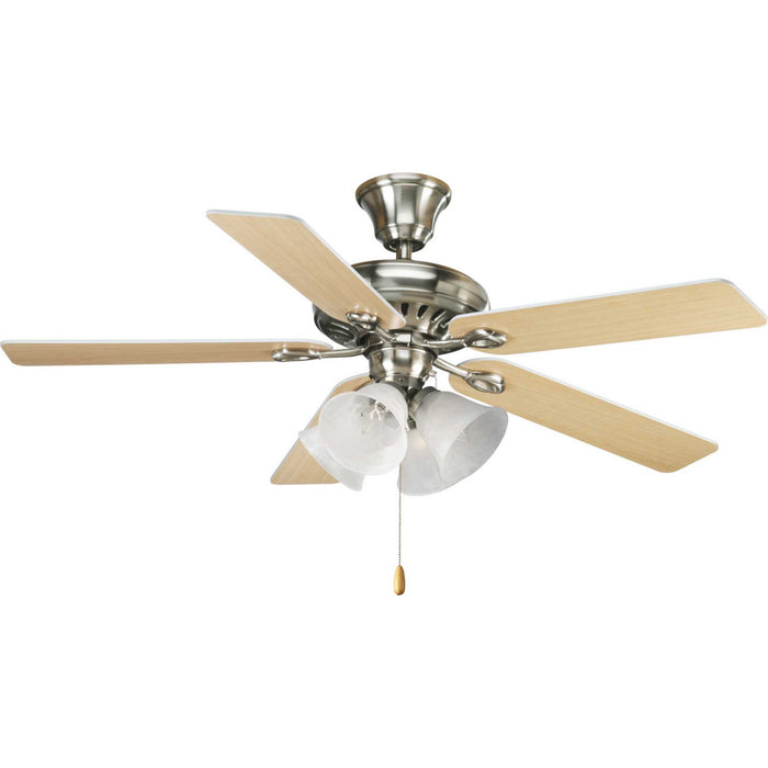 Progress Lighting P2521-09 52" Ceiling Fan, Brushed Nickel
