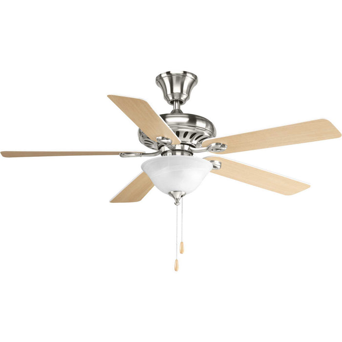 Progress Lighting P2521-09 52" Ceiling Fan, Brushed Nickel