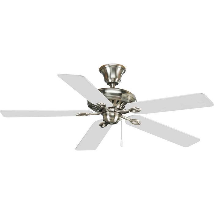 Progress Lighting P2521-09 52" Ceiling Fan, Brushed Nickel