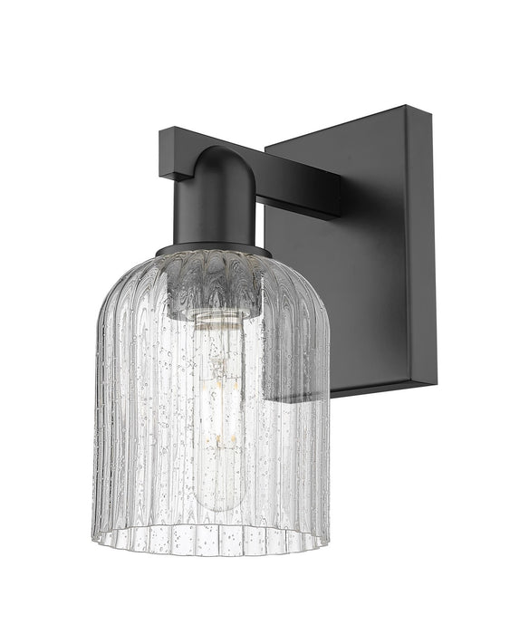 Innovations 716-1W-BK-G559-5SDY One Light Wall Sconce, Matte Black
