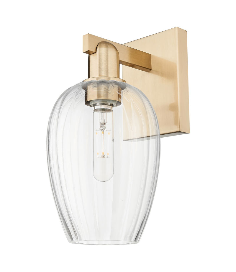 Innovations 716-1W-CB-G457-6CL One Light Wall Sconce, Champagne Bronze