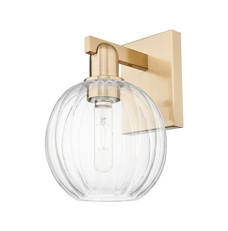 Innovations 716-1W-CB-G458-7CL One Light Wall Sconce, Champagne Bronze