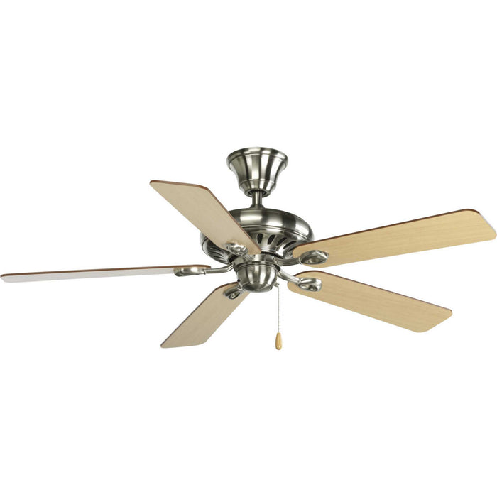 Progress Lighting P2521-09 52" Ceiling Fan, Brushed Nickel