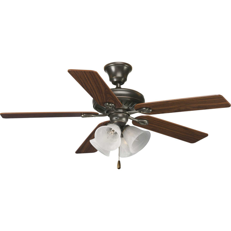 Progress Lighting P2521-20 52" Ceiling Fan, Antique Bronze