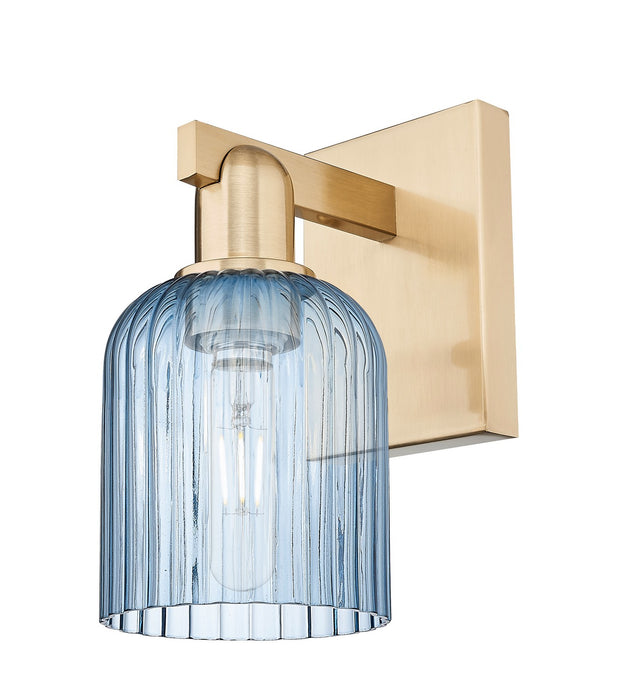 Innovations 716-1W-CB-G559-5BL One Light Wall Sconce, Champagne Bronze