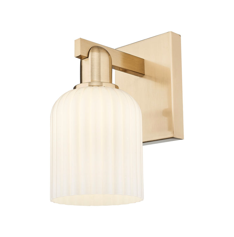 Innovations 716-1W-CB-G559-5GWH One Light Wall Sconce, Champagne Bronze