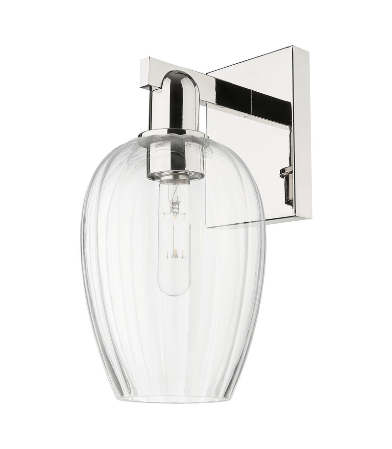 Innovations 716-1W-PN-G457-6CL One Light Wall Sconce, Polished Nickel