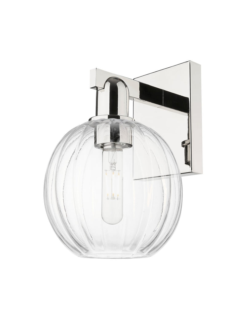 Innovations 716-1W-PN-G458-7CL One Light Wall Sconce, Polished Nickel