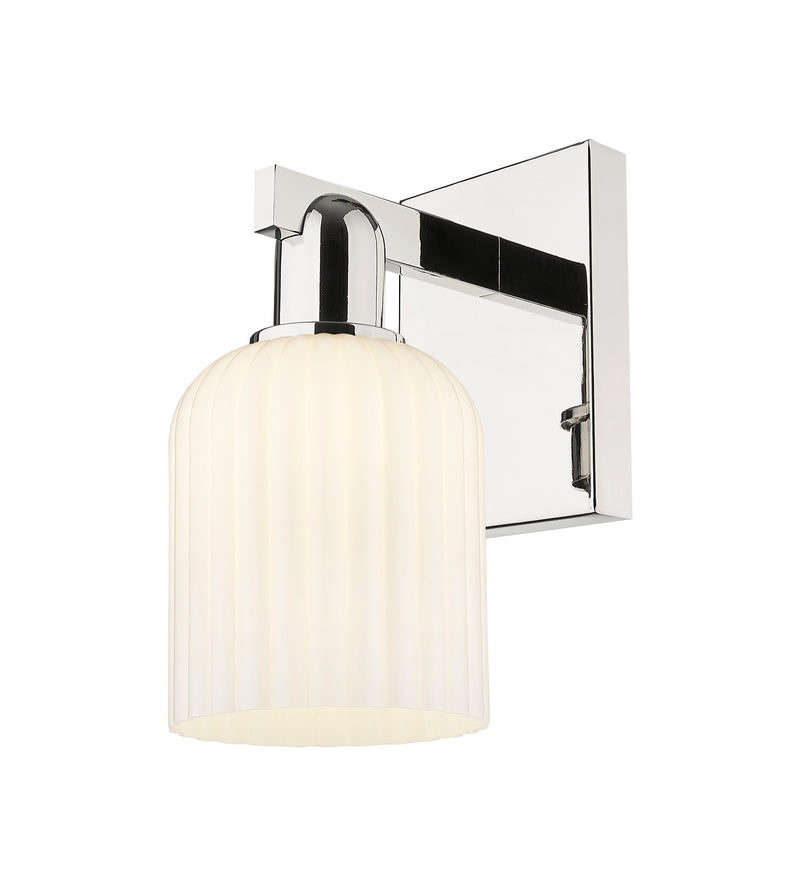 Innovations 716-1W-PN-G559-5GWH One Light Wall Sconce, Polished Nickel