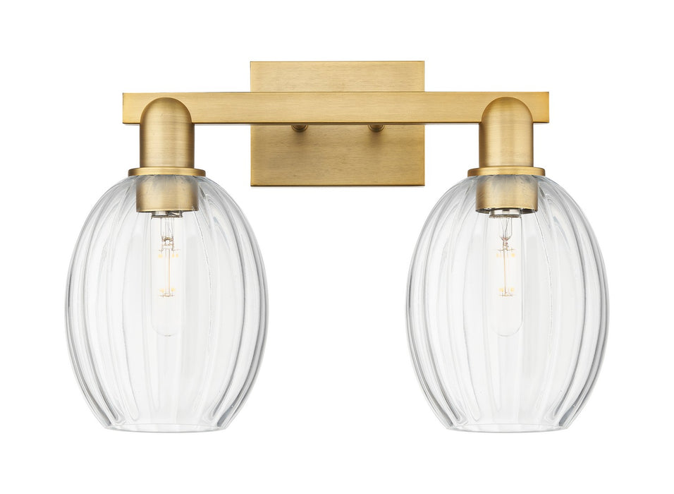 Innovations 716-2W-BB-G459-6CL Two Light Bath Vanity, Brushed Brass