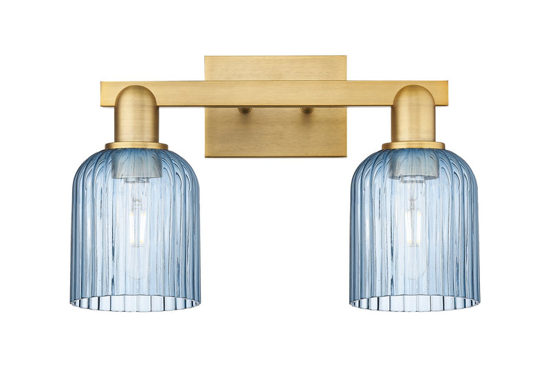 Innovations 716-2W-BB-G559-5BL Two Light Bath Vanity, Brushed Brass
