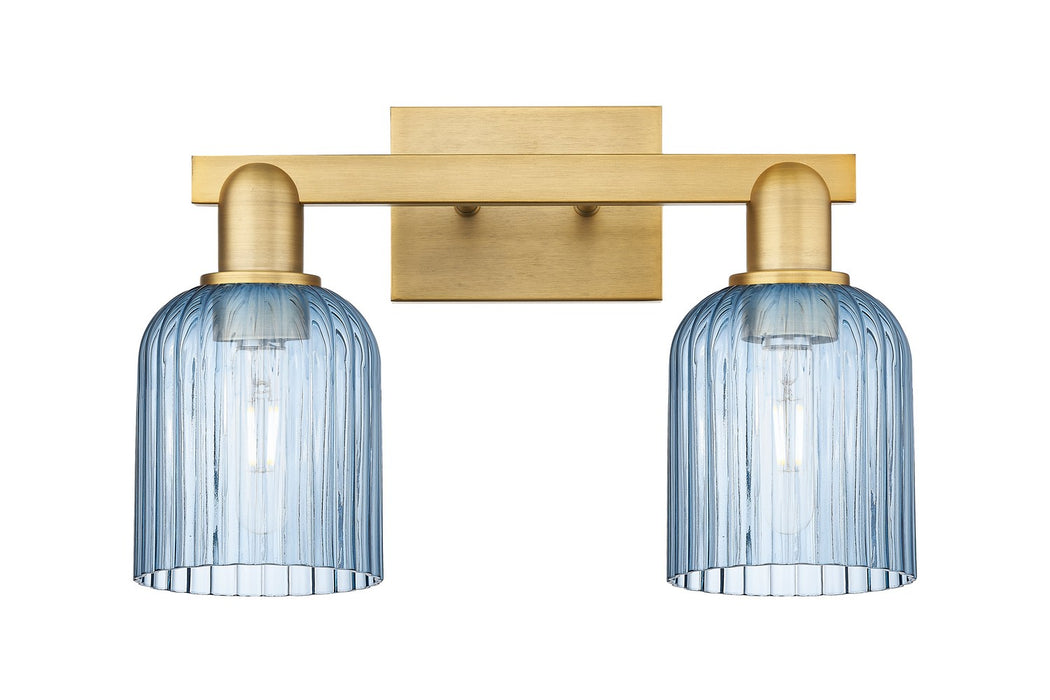 Innovations 716-2W-BB-G559-5BL Two Light Bath Vanity, Brushed Brass