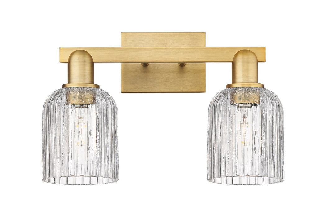 Innovations 716-2W-BB-G559-5CL Two Light Bath Vanity, Brushed Brass