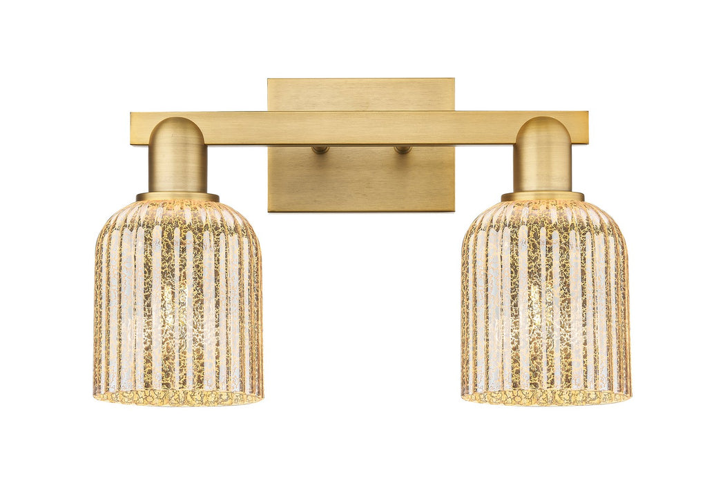 Innovations 716-2W-BB-G559-5ME Two Light Bath Vanity, Brushed Brass