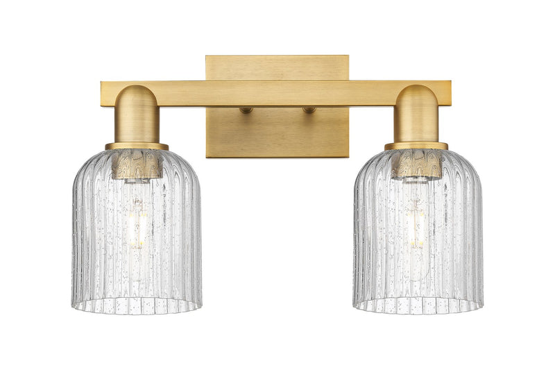 Innovations 716-2W-BB-G559-5SDY Two Light Bath Vanity, Brushed Brass