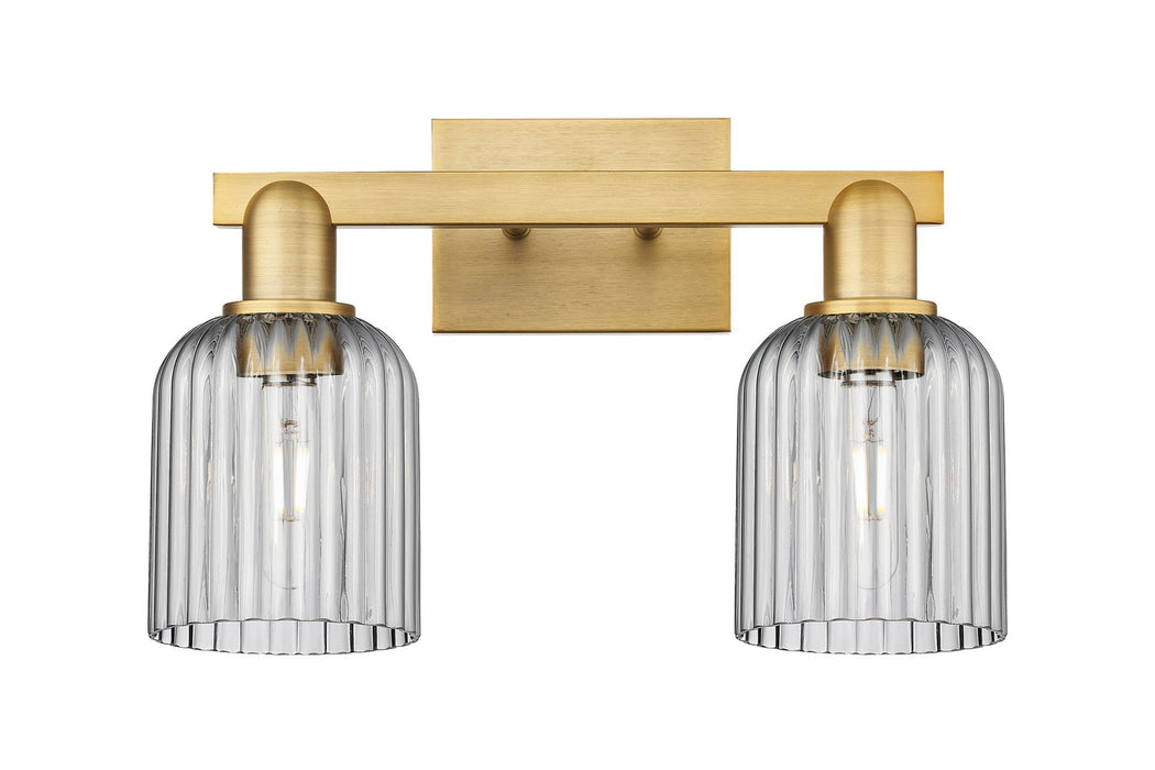 Innovations 716-2W-BB-G559-5SM Two Light Bath Vanity, Brushed Brass