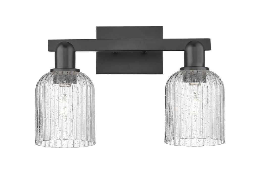 Innovations 716-2W-BK-G559-5SDY Two Light Bath Vanity, Matte Black