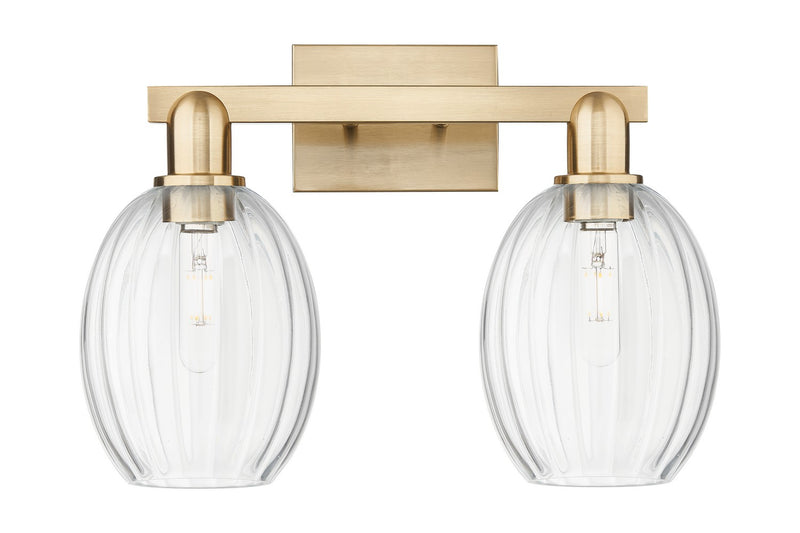 Innovations 716-2W-CB-G459-6CL Two Light Bath Vanity, Champagne Bronze