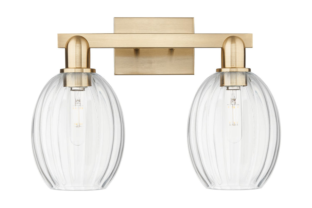 Innovations 716-2W-CB-G459-6CL Two Light Bath Vanity, Champagne Bronze