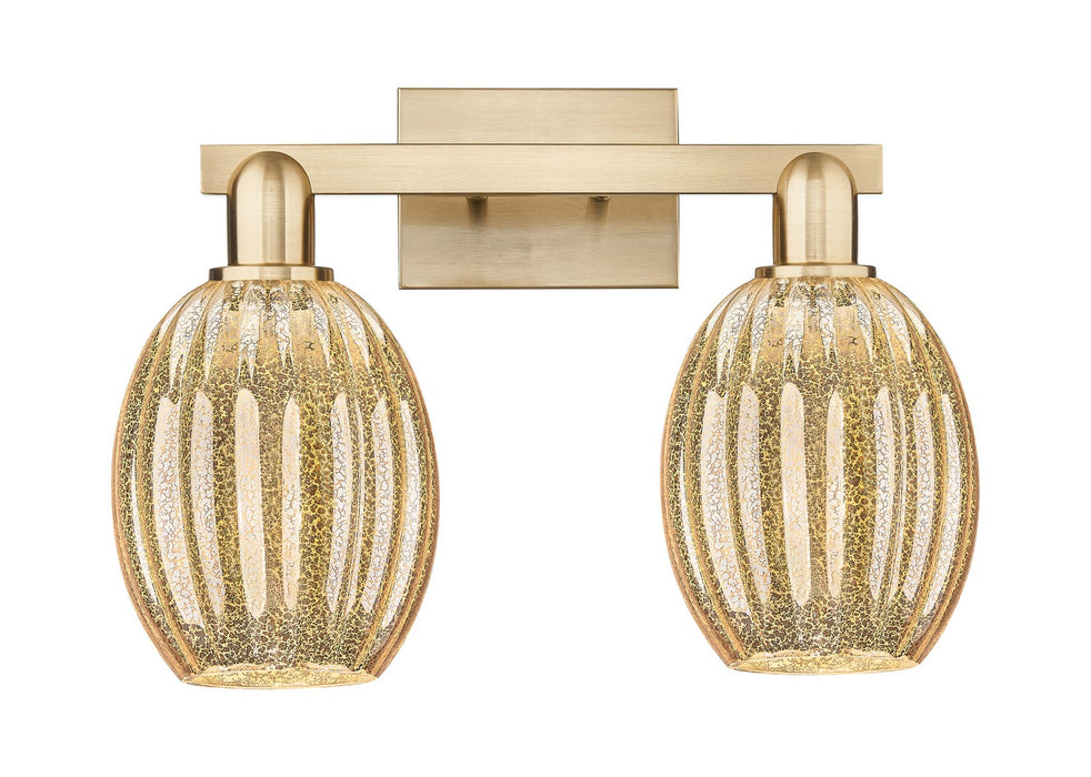 Innovations 716-2W-CB-G459-6ME Two Light Bath Vanity, Champagne Bronze