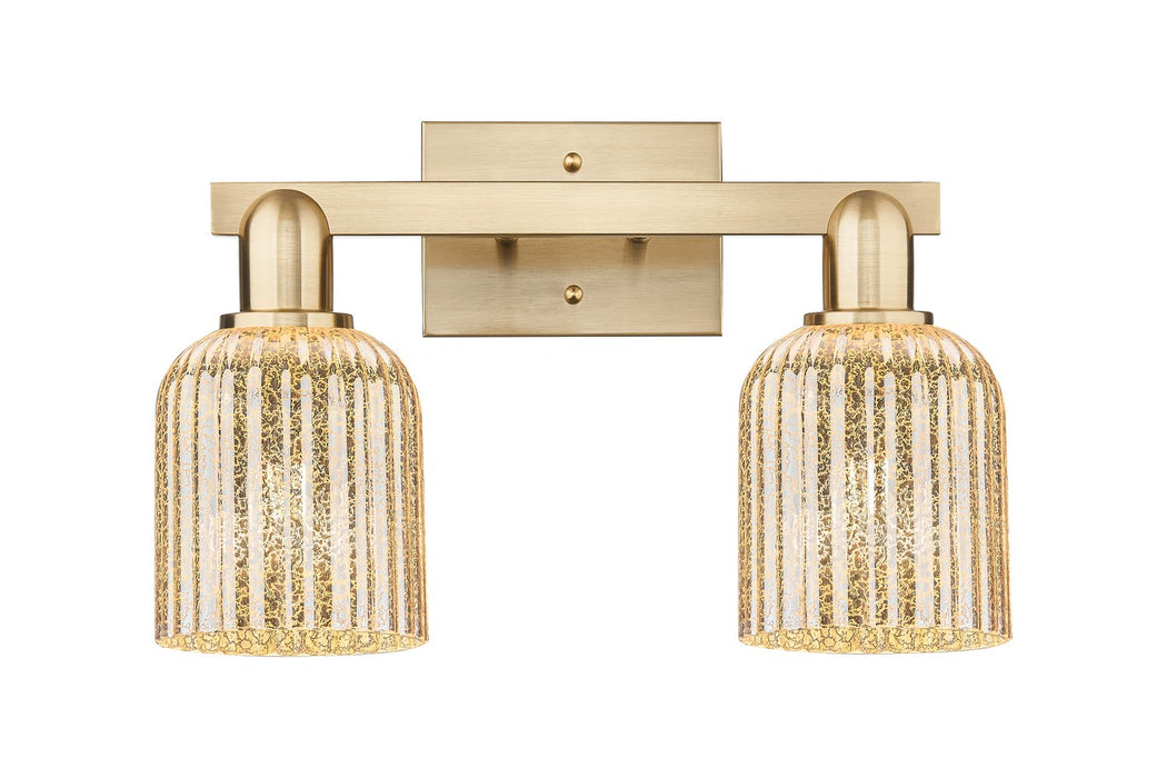 Innovations 716-2W-CB-G559-5ME Two Light Bath Vanity, Champagne Bronze