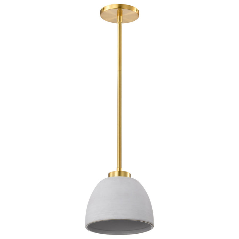 Nuvo Lighting 60-8002 Mini Pendant, Brushed Brass